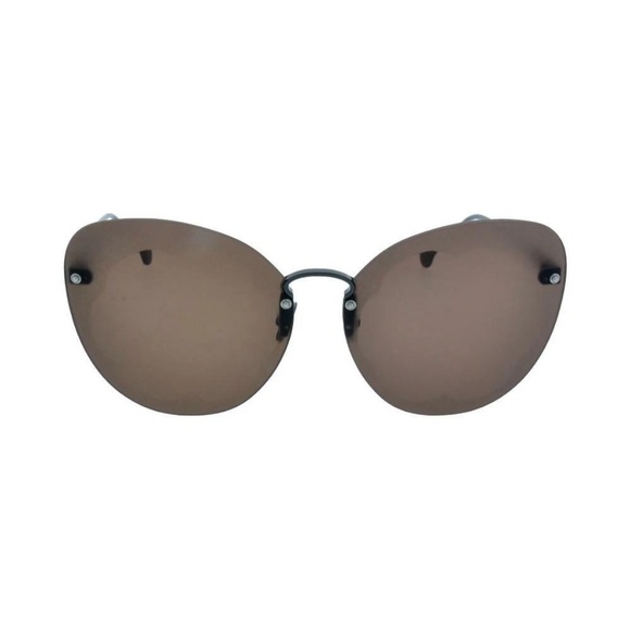 Salvatore Ferragamo Sunglasses SF178S Fiore 067 Shiny Gunmetal